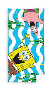 Spongebob Schwammkopf - Kleines Handtuch für Kinder 50x30cm - Tinisu