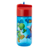 Super Mario Plastik Flasche 430 ml Trinkflasche Sportflasche - Tinisu